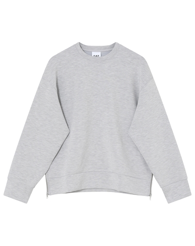 Day Birger et Mikkelsen - Crewa Scuba Sweatshirt - Grey Melange